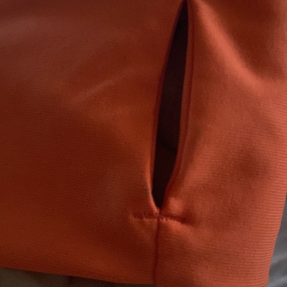 NWT Under Armour fitted 3/4 zippered sweat jacket with gray&orange men XXL & M - Picture 5 of 9